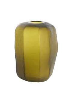 Vase Ø33x42 cm PACENGO yellow-olive green