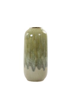 OPT Vase Ø13,5x30 cm DULCI ceramics olive green