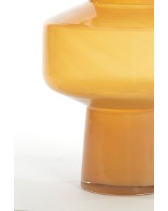 D - Vase Ø23,5x42 cm TRASMO glass light yellow lustre