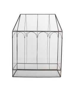 Decoration mini greenhouse 35x15x46 cm - pcs