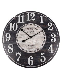 Wall clock Ø 59x5 cm / 1xAA - pcs