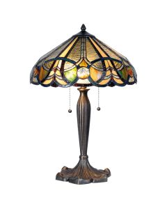 Table lamp Tiffany ? 41x61 cm E27/max 2x60W - pcs     