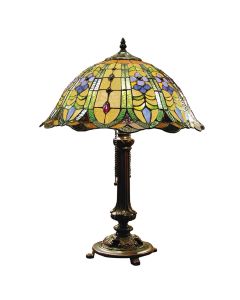 Table lamp Tiffany ? 40x53 cm E27/max 2x60W - pcs     
