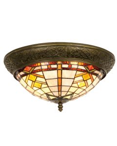 Ceiling light Tiffany Ø 38x19 cm E14/max 2x40W - pcs