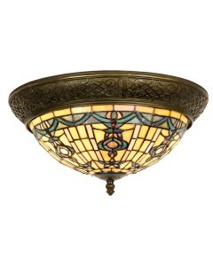 Ceiling light Tiffany Ø 38x19 cm E14/max 2x40W - pcs