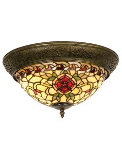 Ceiling light Tiffany Ø 38x19 cm E14/max 2x40W - pcs