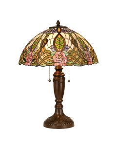 Table lamp Tiffany ? 47x61 cm E27/max 2x60W - pcs     