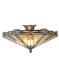 Ceiling light Tiffany ? 40x23 cm E14/max 2x40W - pcs     