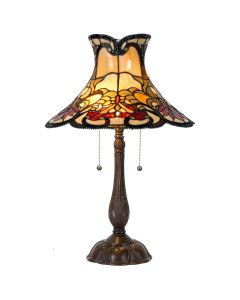 Table lamp Tiffany ? 51x66 cm E27/max 2x60W - pcs     