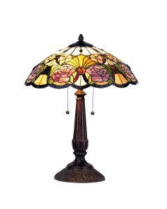 Table lamp Tiffany ? 44x57 cm E27/max 2x60W - pcs     