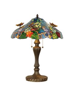 Table lamp Tiffany ? 52x65 cm E27/max 2x60W - pcs     