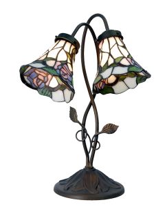 Table lamp Tiffany 34x28x47 cm E14/max 2x40W - pcs     