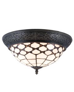 Ceiling light Tiffany Ø 38x19 cm E14/max 2x40W - pcs