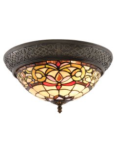 Ceiling light Tiffany Ø 38x20 cm E14/max 2x40W - pcs