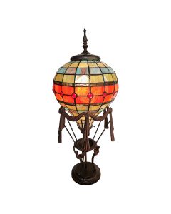 Table lamp Tiffany hot air balloon 31x31x71 cm E27/max 1x60W - pcs