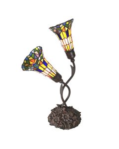 Table lamp Tiffany 46x28x63 cm E14/max 2x25W - pcs     