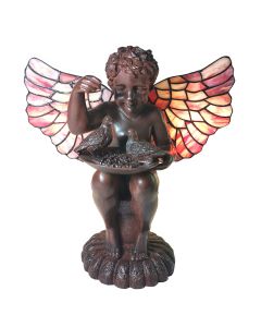 Table lamp Tiffany angel 33x21x33 cm E14/max 2x25W - pcs     