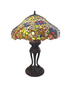 Table lamp Tiffany ? 57x83 cm E27/max 3x40W - pcs     