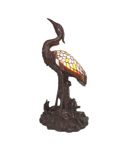 Table lamp Tiffany bird 21x21x53 cm E14/max 1x25W - pcs