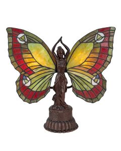 Table lamp Tiffany butterfly 41x20x41 cm E14/max 2x25W - pcs     