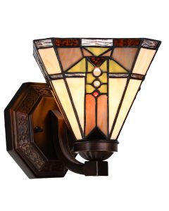 Wall lamp Tiffany 25x25x20 cm E27/max 1x40W - pcs