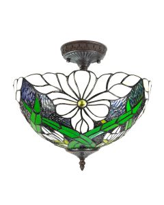 Ceiling light Tiffany Ø 36x35 cm E27/max 2x60W - pcs