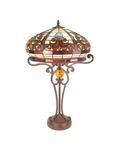 Table lamp Tiffany ? 42x72 cm E27/max 2x60W - pcs     