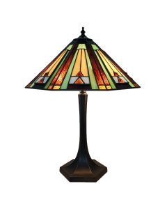 Table lamp Tiffany ? 41x54 cm E27/max 2x60W - pcs     