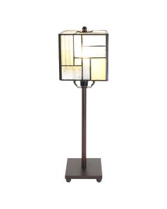 Table lamp Tiffany 13x13x28 cm E14/max 1x25W - pcs     