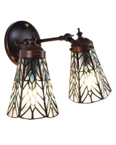 Wall lamp Tiffany 30x23x23 cm E14/max 2x40W - pcs