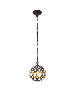 Pendant light Tiffany Ø 20x116 cm E14/max 1x25W - pcs