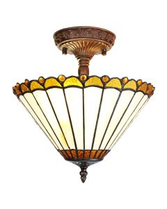 Ceiling light Tiffany Ø 29x30 cm E14/max 2x25W - pcs