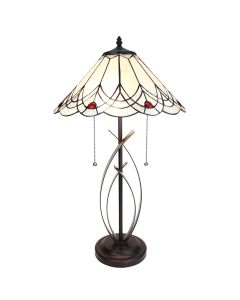 Table lamp Tiffany ? 39x69 cm E27/max 2x60W - pcs     
