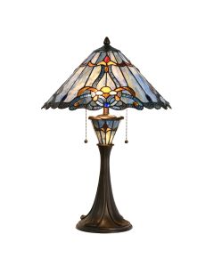 Table lamp Tiffany ? 40x61 cm E27/max 2x60W - pcs     