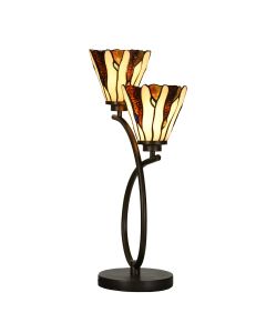 Table lamp Tiffany 46x28x63 cm E14/max 2x40W - pcs     