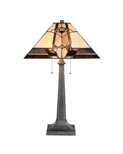 Table lamp Tiffany 45x45x80 cm E27/max 2x60W - pcs     