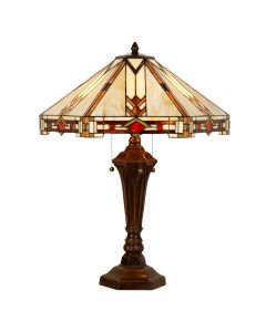 Table lamp Tiffany 50x50x75 cm E27/max 2x60W - pcs     