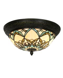 Ceiling light Tiffany Ø 37x19 cm E14/max 2x40W - pcs