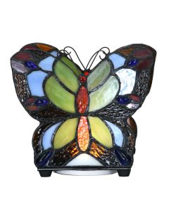 Table lamp Tiffany butterfly 15x8x13 cm (LED) - pcs