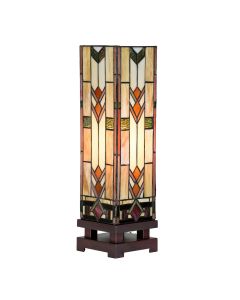 Table lamp Tiffany 15x15x54 cm E27/max 1x60W - pcs     