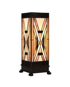 Table lamp Tiffany 17x17x44 cm E27/max 1x40W - pcs