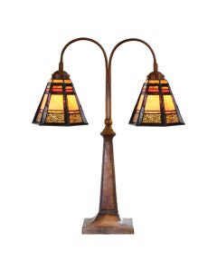 Table lamp Tiffany 48x19x64 cm E27/max 2x60W - pcs