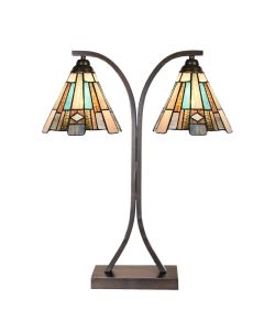 Table lamp Tiffany 48x19x57 cm E27/max 2x60W - pcs