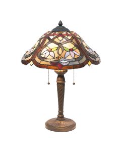 Table lamp Tiffany ? 40x54 cm E27/max 2x60W - pcs     