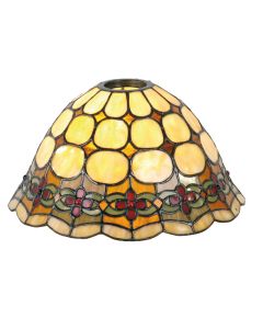 Lamp shade Tiffany Ø 25x15 cm / KH 6 cm - pcs