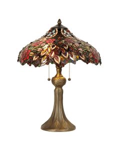 Table lamp Tiffany ? 43x58 cm E27/max 2x60W - pcs     