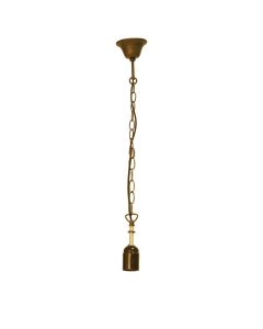 Zinc-colored chain Tiffany lamp shade 130 cm E27/max 1x60W - pcs     