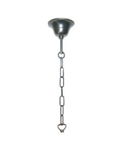 Zinc-colored chain Tiffany lamp shade 130 cm E27/max 3x60W - pcs     