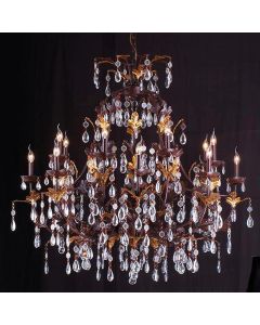 Chandelier 16 lights Ø 135x125/180 cm E14/max 16x40W - pcs