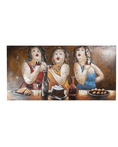 Wall decoration fat ladies 140x8x70 cm - pcs